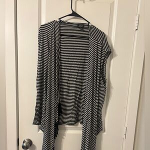 Ford Black and White Striped Garment